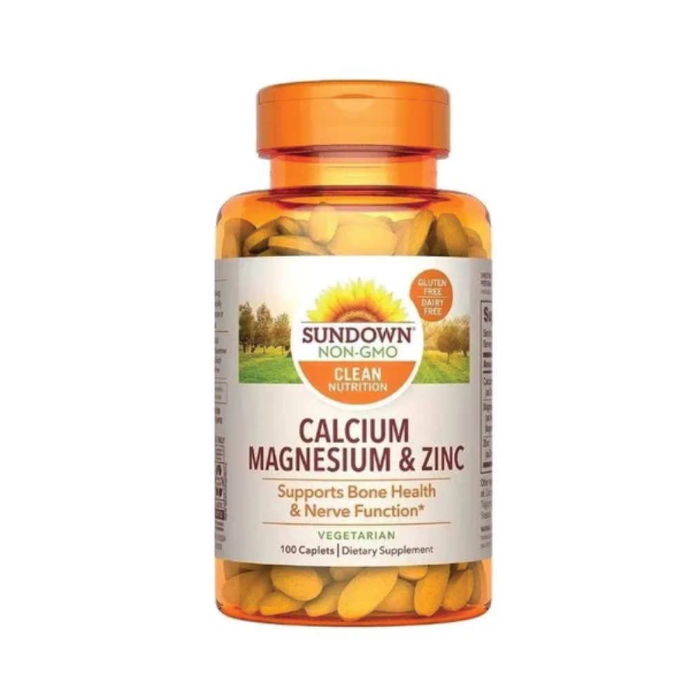 Sundown, Sundown Calcium Magnesium & Zinc 100 Tabs