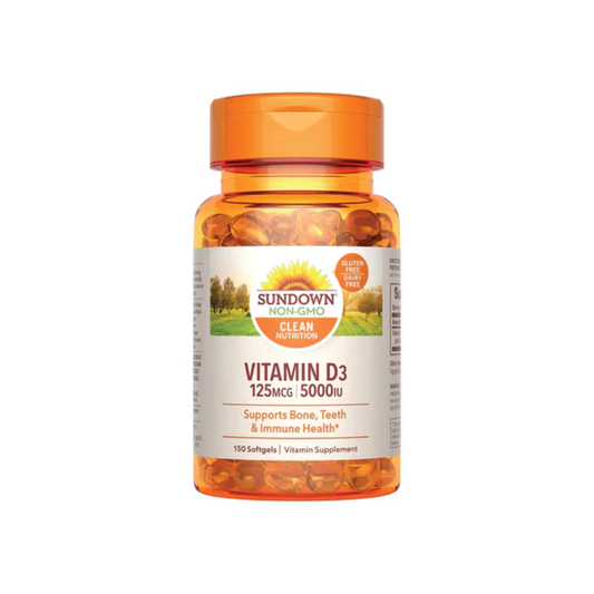 Sundown, Vitamin D3 5000 IU 150 Softgels