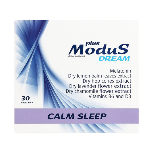 Supplima, Modus Dream Melatonin 30 Tablets