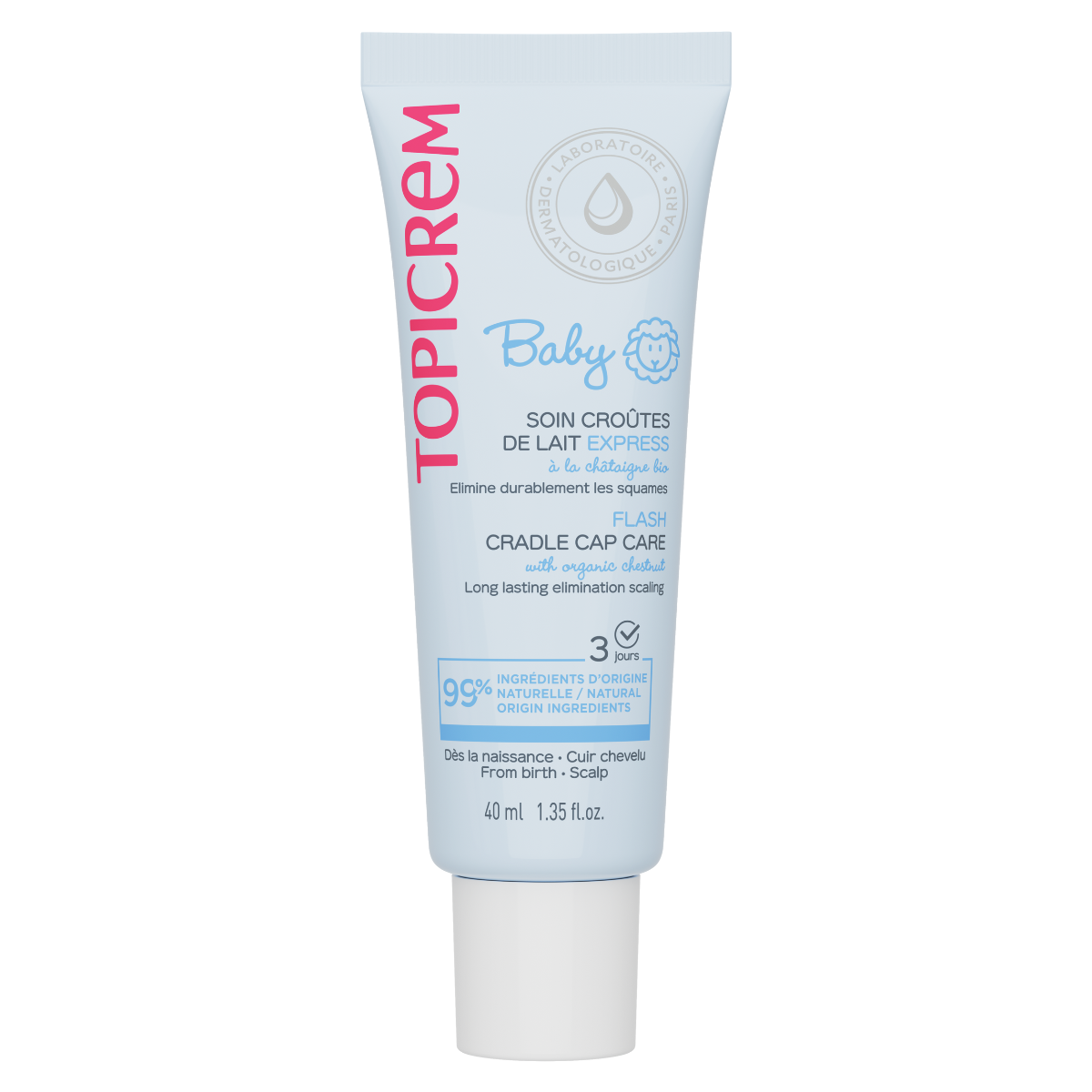 Topicrem Baby Flash Cradle Cap Care 40ML
