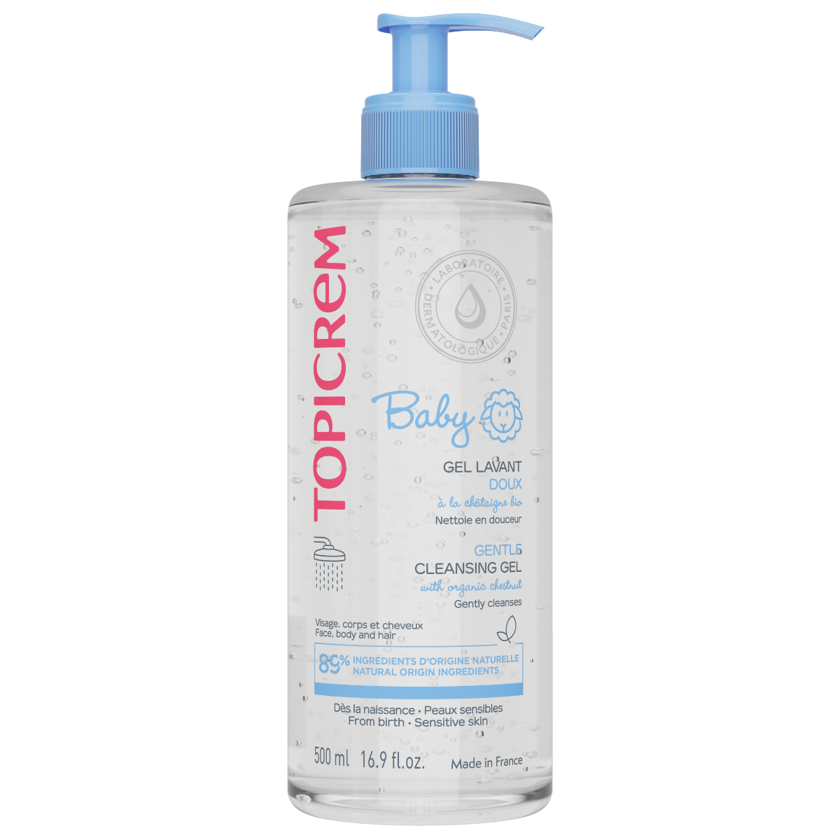 Topicrem Baby Gentle Cleansing Gel 2 in 1 500ML