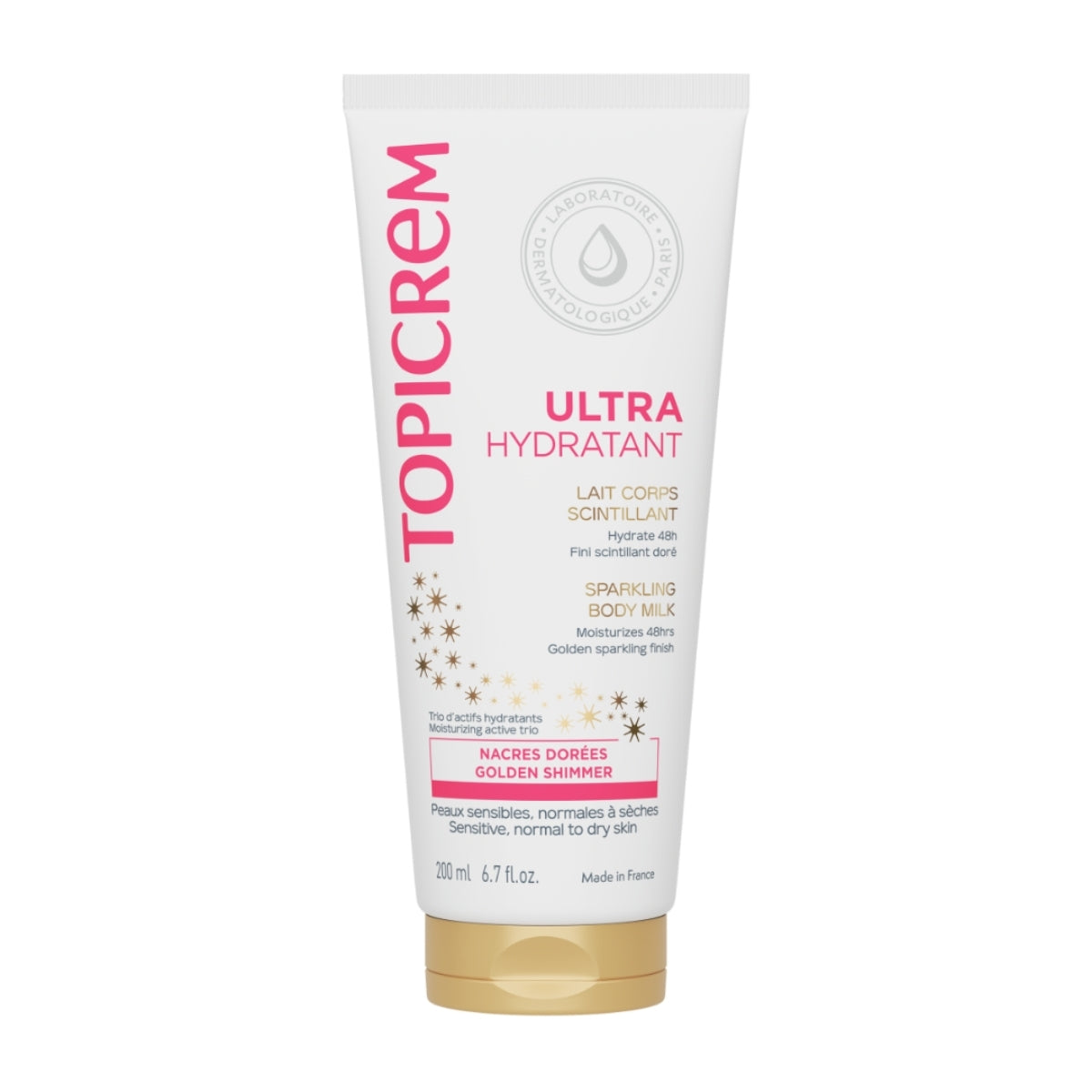 Topicrem Ultra-Hydratant Sparkling Body Milk 200ML