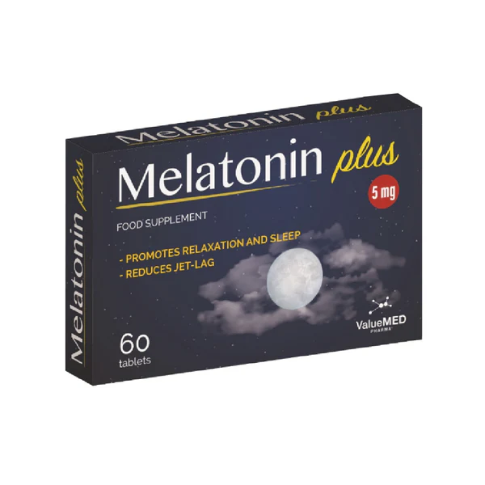 Valuemed, Melatonin Plus 5 Mg – 60 Tabs