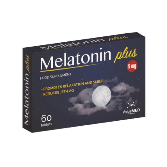Valuemed, Melatonin Plus 5 Mg – 60 Tabs