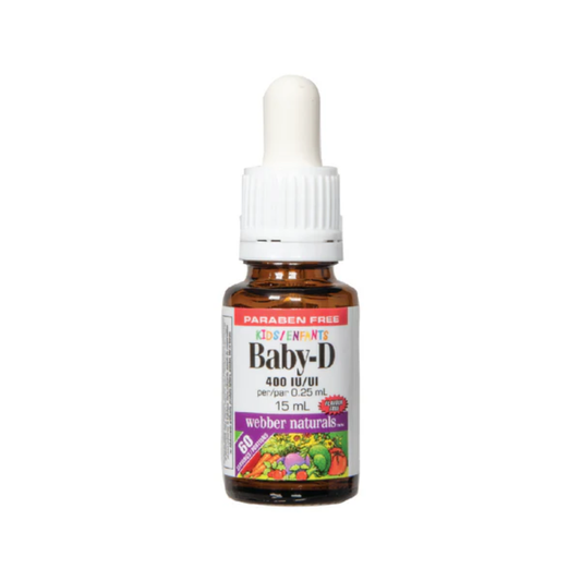 Webber Naturals, Baby-D Bottle of 15 ML