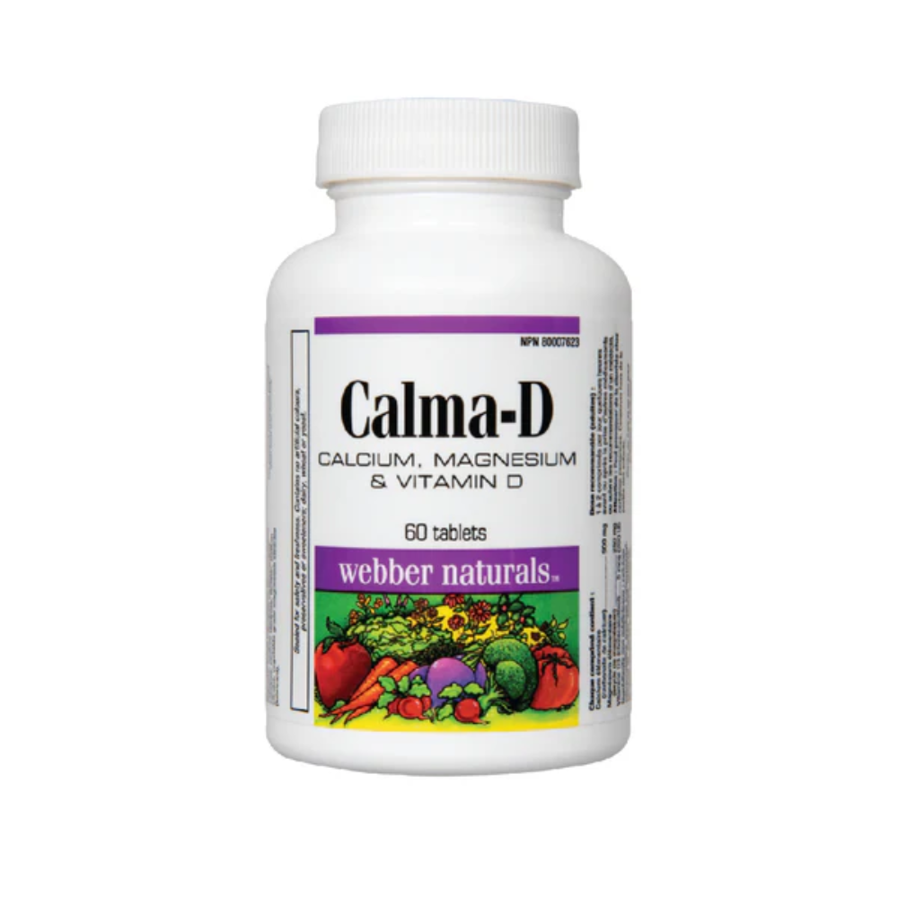 Webber Naturals, Calma-D 60 Tabs
