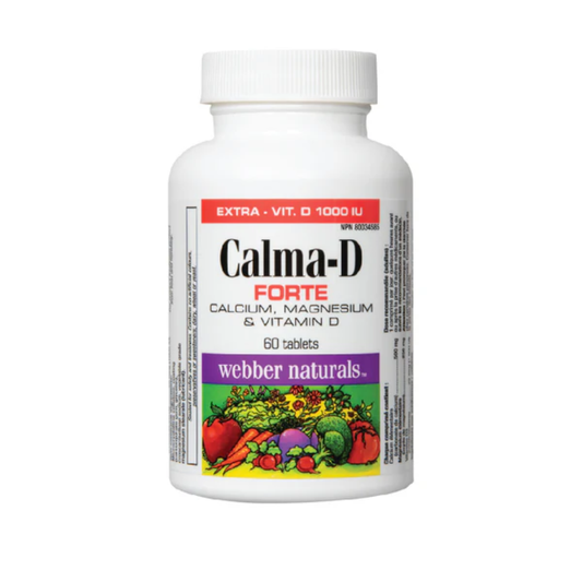 Webber Naturals, Calma-D Forte 60 Tabs