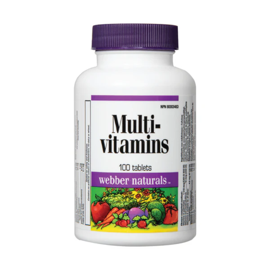 Webber Naturals, Multi-vitamins 100 Tabs