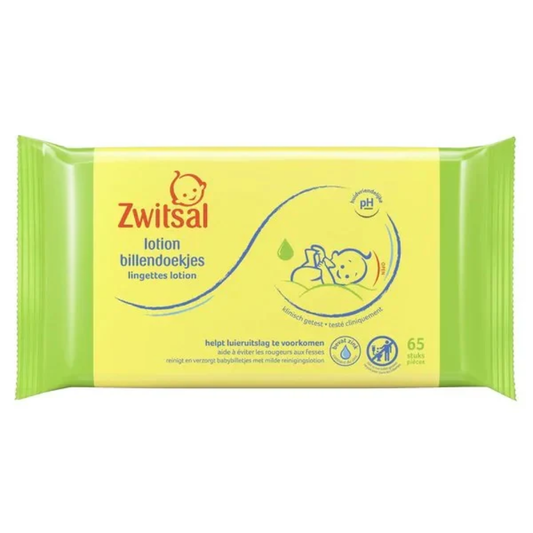 Zwitsal, Lotion Wipes 2*65